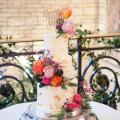 Birthday three tiered cake