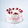 6" Lemon white chocolate and raspberry cake buy online London delivery
