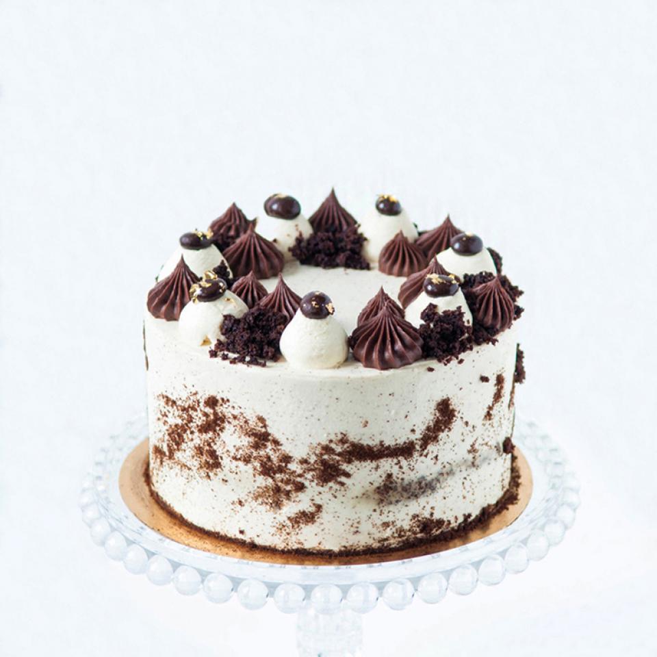 Birthday chocolate Irish coffee cake buy bakery near me Kensington