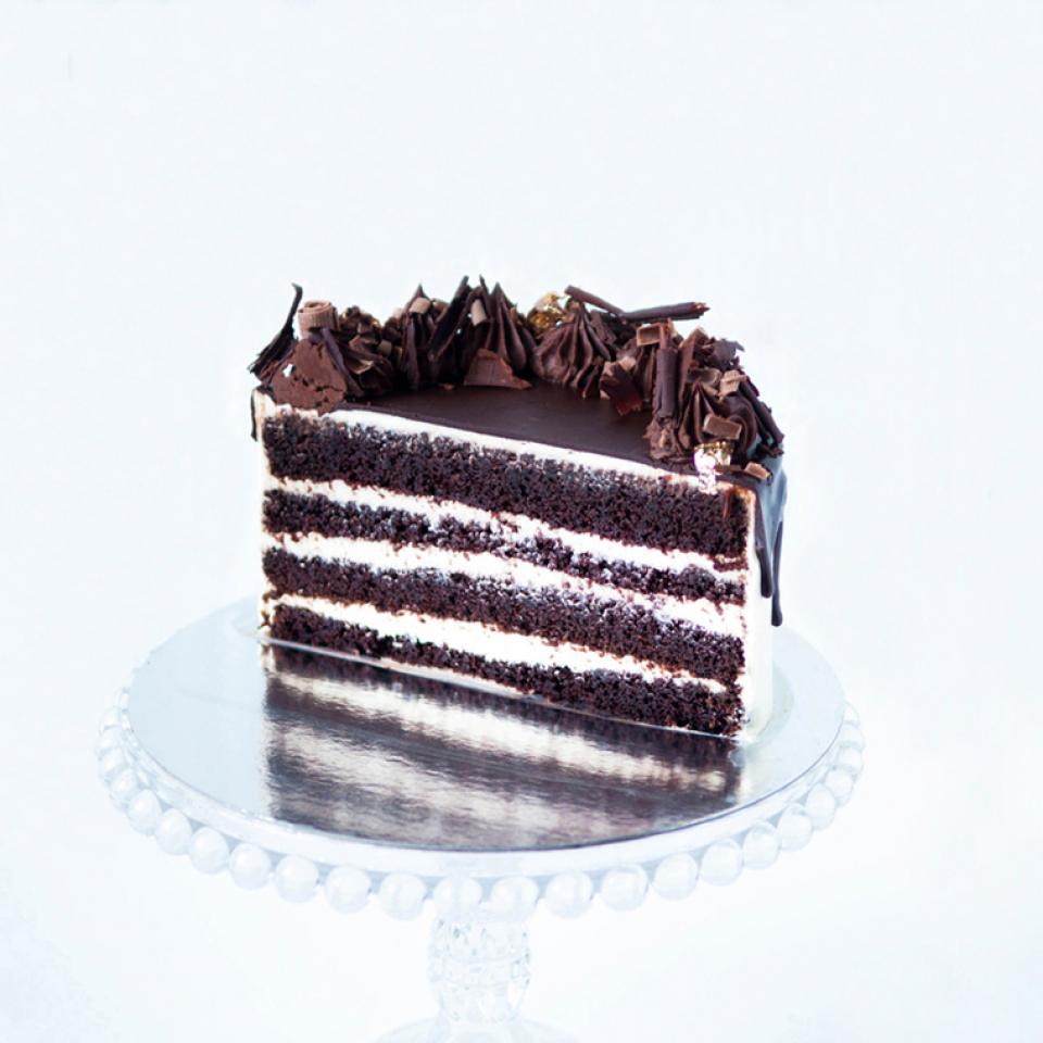 8" Chocolate Guinness and Irish Baileys cream cake buy online £65.00 London