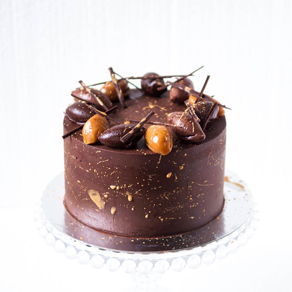 Chocolate salted caramel cake buy from bakery near me