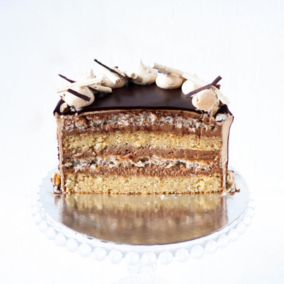 Hazelnut cake bought online delivered to North London