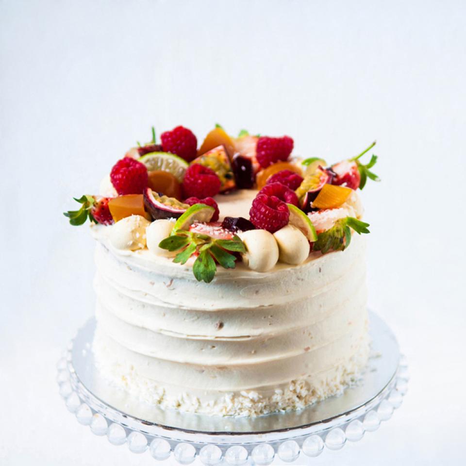 Birthday passion fruit coconut cake buy Woodford, Finchley
