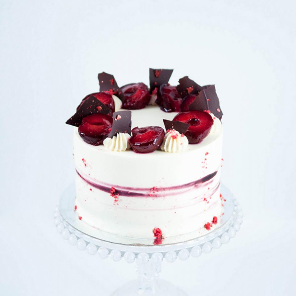 Plum amaretto almond cake bakery near me Kensington