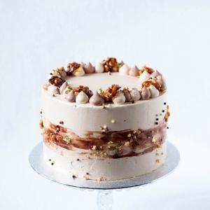 6" coffee walnut cake buy online £45.00 delivered London